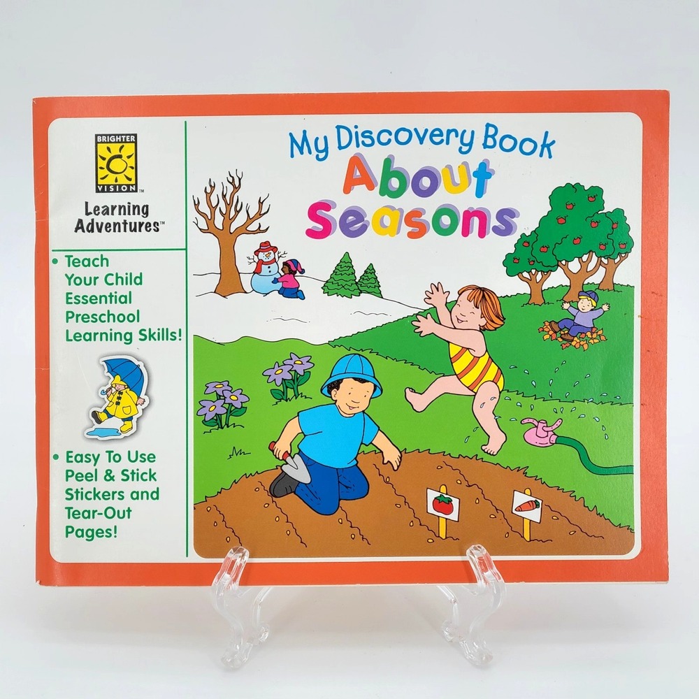 ABOUT SEASONS Brighter Visions Learning Adventures Paperback Workbook 1998 NEW